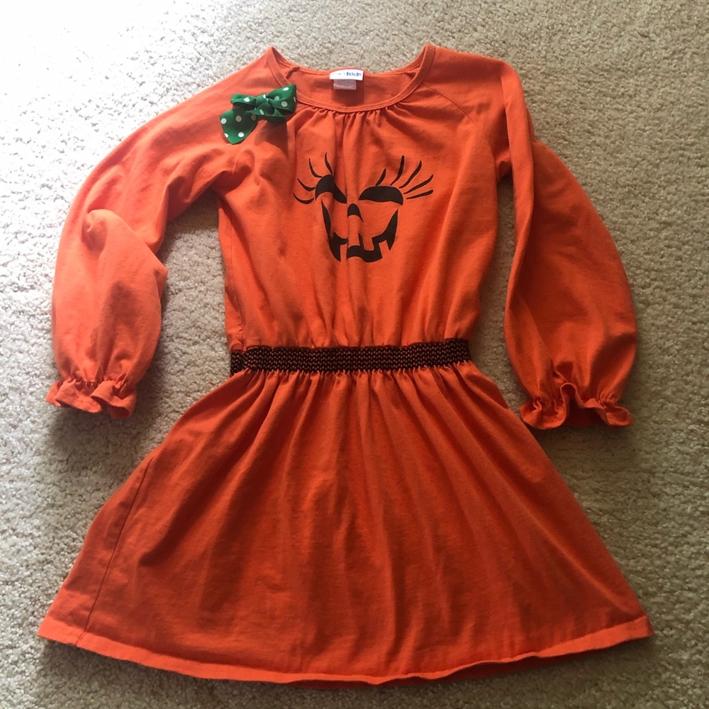 Adorable Sz 10/12 CWD Kids Pumpkin Dress